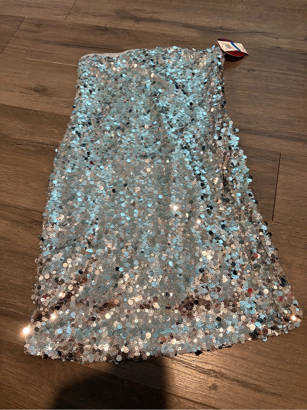Womens Juniors Strapless Party Dress Size XL